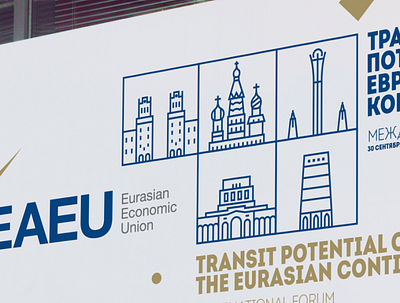 Eurasian Union States in one banner armenia banner eaeu icons print