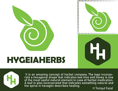 HYGEIAHERBS branding design good health logo herbal icon herbal logo herbal medication logo herbs logo icon design illustration illustrator logo logo design logodesign