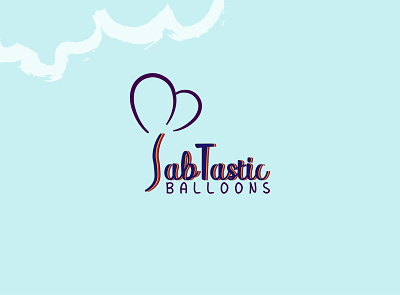 FabTastic Balloons LOGO balloon company logo branding colorful logo design icon design illustrator logo logo design logodesign minimalistic icon minimalistic logo