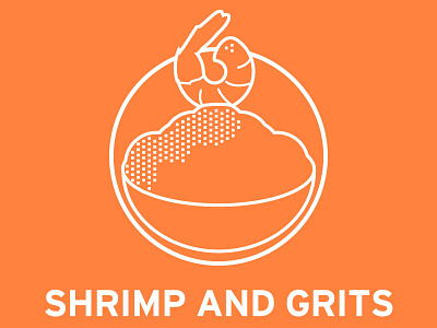 Charleston Shrimp And Grits grits icon shrimp