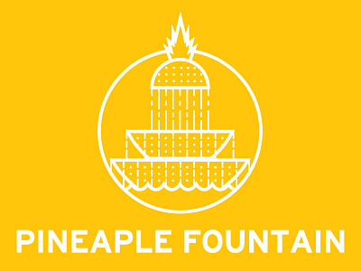 Pineapple Fountain fountain icon pineapple