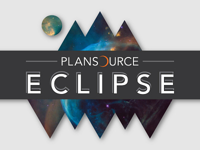 Plansource Eclipse Branding banner branding conference eclipse event logo