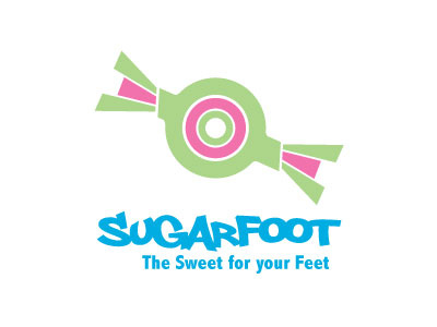 Sugarfoot candy graffiti logo skateboard