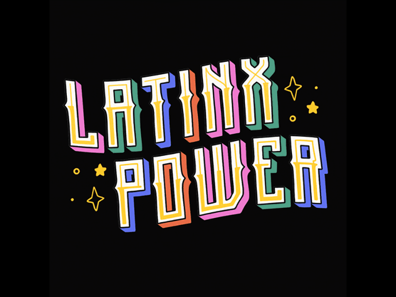 Latinx Power animation hispanic latinx procreate