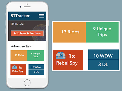 Star Tours Tracker app learning mobile sketch star wars