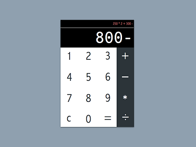 Calculator app calculator dailyui dailyui004