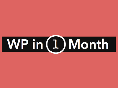 WP in One Month Logo