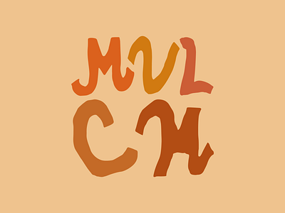 Mulch lettering mulch