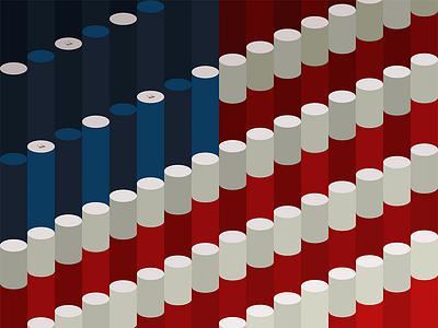 USA america art flag graphic illustration usa