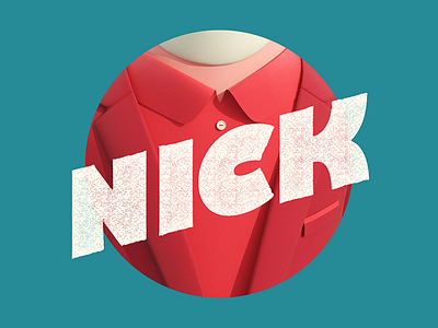 Hi, Nick 3d art arttoy graphic illustration nick