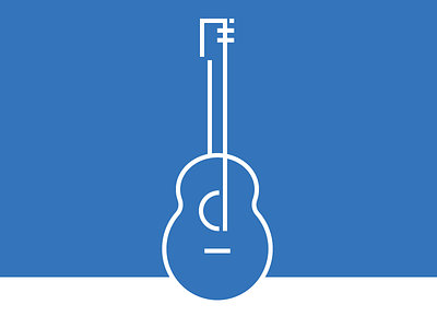 Guitar guitar icon outline vector