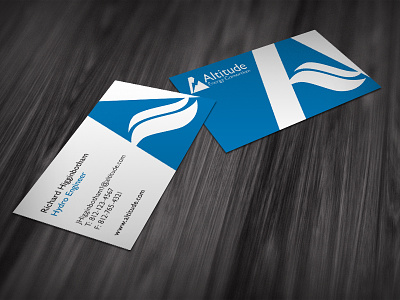 Altitude card mockup branding business card classwork