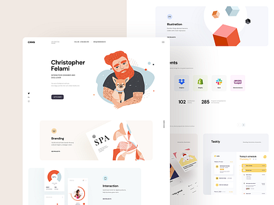 Personal Portfolio Designs Themes Templates And Downloadable Graphic Elements On Dribbble