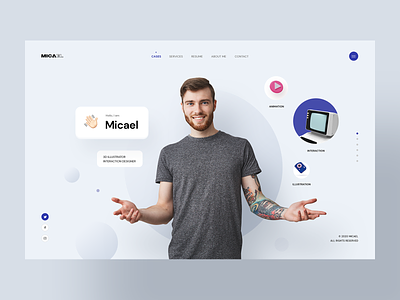 Micael - Personal CV/Resume Site