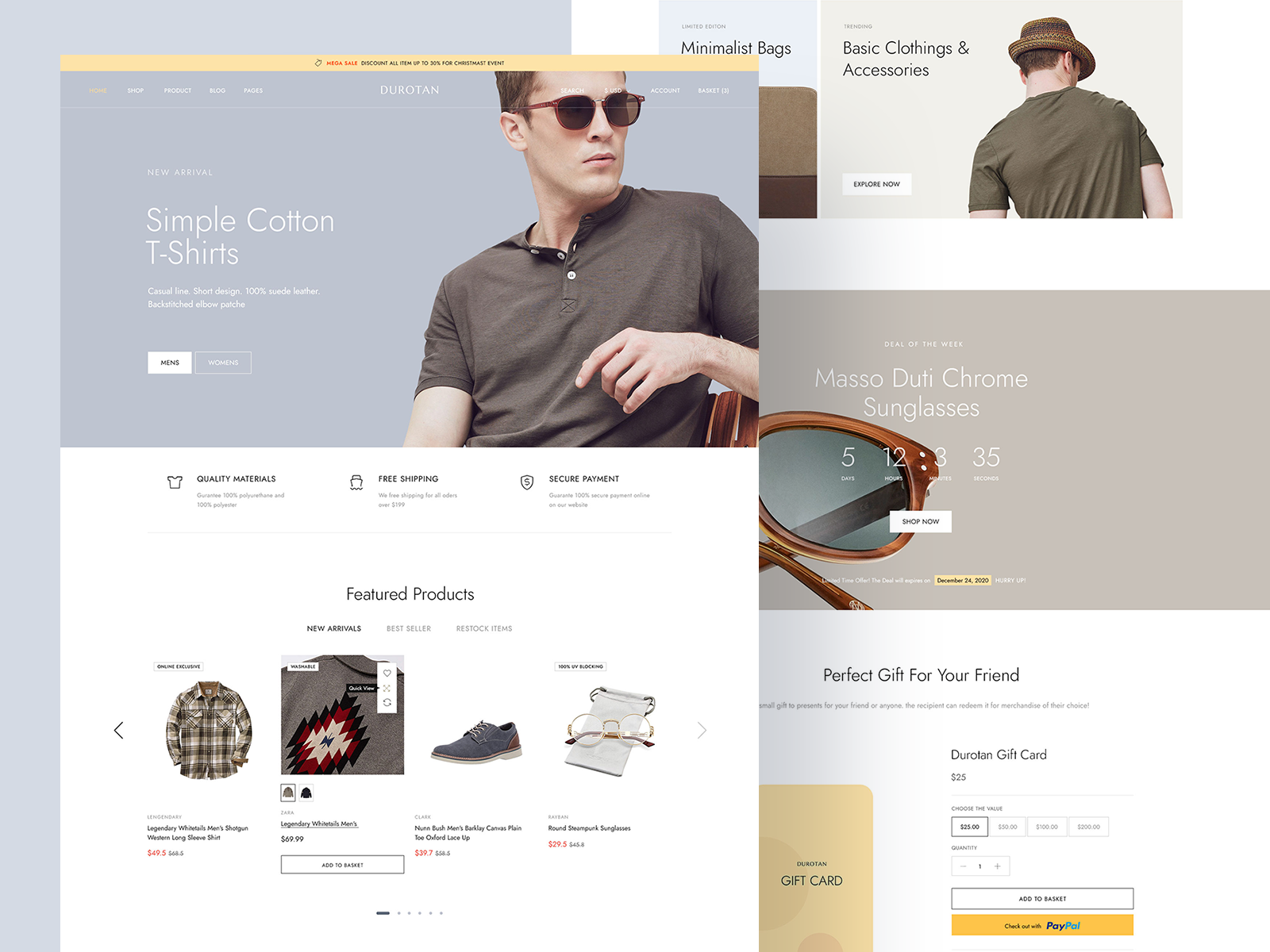 Durotan 3 - Luxury Fashion Brand Store Online by Logan Dang on Dribbble