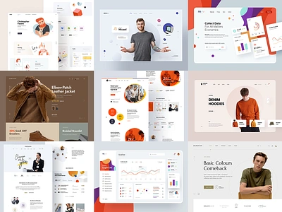 ⚡️ Top Nine Shots of 2020 banner best shot clothing coach creative dashboard ecommerce freelancer minimal popular shot portfolio slider top topnine ui