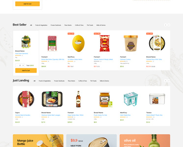 Farmart - Organic & Grocery Marketplace Redesign by Logan Dang on Dribbble