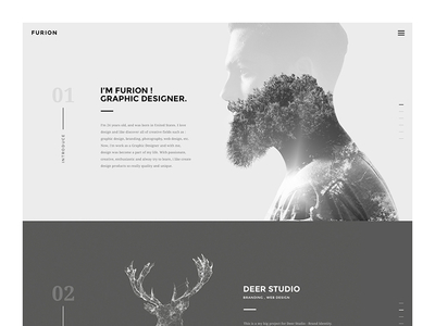 Furion - Freelancer Portfolio agency creative envato freelancer homepage minimal personal portfolio simple site theme web wordpress