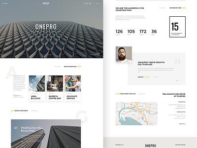 Onepro Construction Homepage