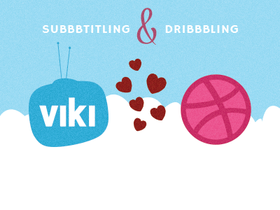 Viki is in ❤ with Dribbble clouds debut dribbble hearts love sky viki
