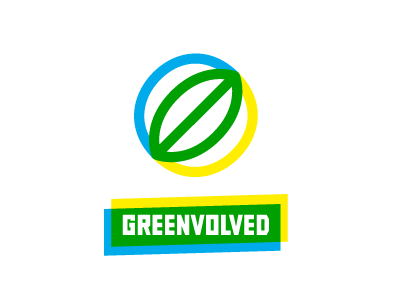 Greenvolved design icons logo typography website