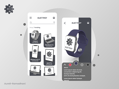 Electroy - UI App - UI Ecommerce App