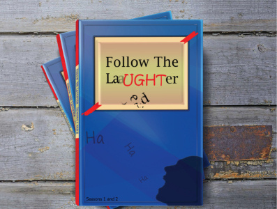 Follow The Laughter - comedy book and YouTube brand book brand design brand identity branding branding and identity branding concept clothing brand comedy illustrator logo design package design photoshop website concept