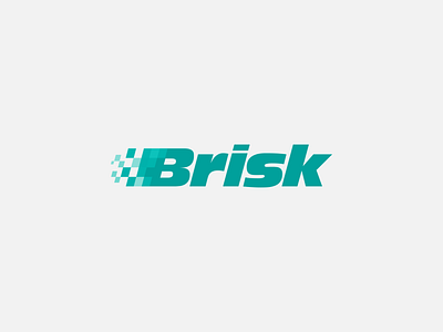 Brisk branding identity logo mark symbol