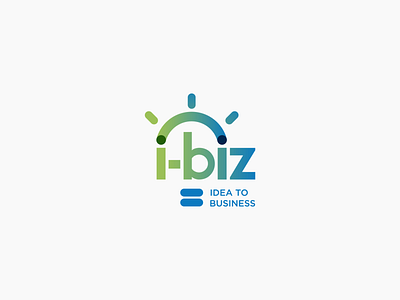 iBIZ Logotype branding identity logo mark symbol