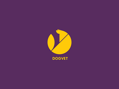 Dogvet animal branding dog care identity logo mark symbol