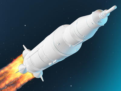 Space cowboy 3d art fire illustration rocket space