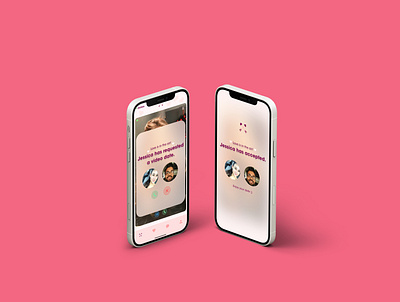 Video Dating App branding design graphic design illustration ui ui design visual design