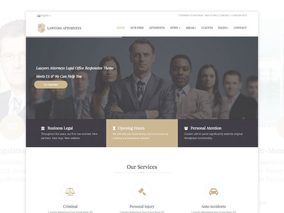 Lawyers Attorneys Legal Template