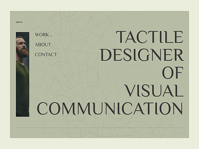 Portfolio Design Exploration - 04 clean design editorial layout minimal typography ui ux web website
