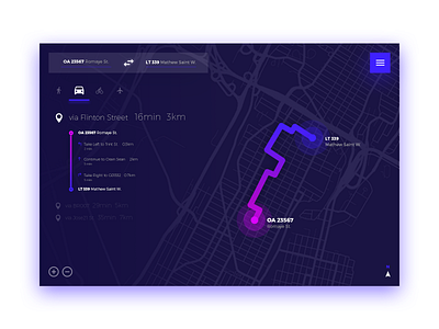 Directions Module android direction ios location map mobileapp navigation ui ux web