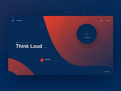 Juniro Landing Page agency design digital landing page minimal type ui ux web website