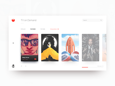 Movie Tv app UI