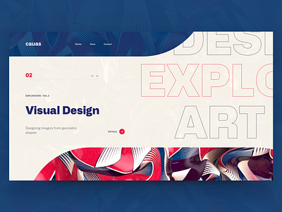 Cauas Web Layout - Visual Designs
