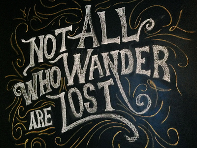 My first experiment with chalkboard art chalk quote
