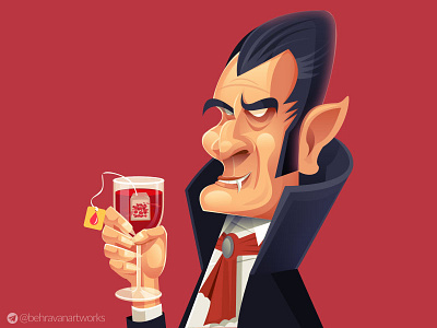 Dracula blood charachter design count dracula dracula illustration vampire vector