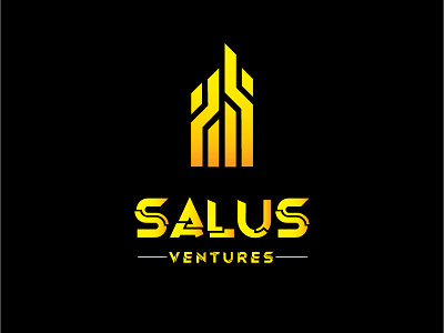 Salus Ventures Logo - Minimalist logo design. animation branding design icon illustration logo logodesign logotype minimal typogaphy