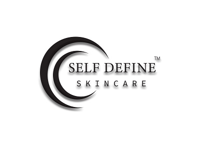 Self Define skincare logo 3D & 2D minimalist creative logo.