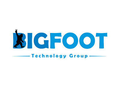 Big foot Technology Group 3d animation branding buyer graphicdesign icon illustration logo design logotype minimal typography