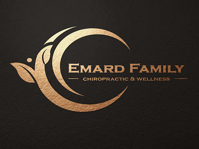 Emard Family Chiropractic & wellness 3d b2b branding canada graphic design how to icon illustration logo logodesign minimal minimalist motion graphics typography usa