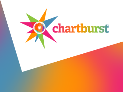 Chartburst logo draft brand burst chart logo speaker