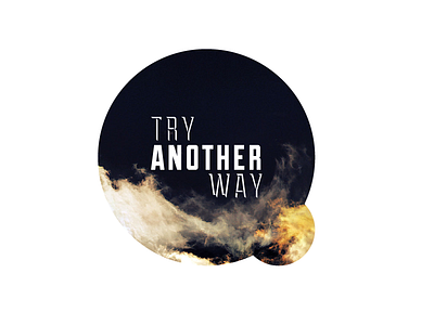 Try Another Way Logo brand logo typography