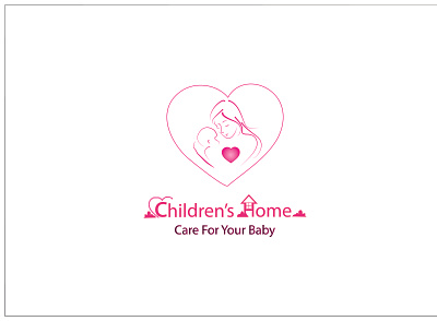 Children s Home Logo Design branding creative logo illustration logo design