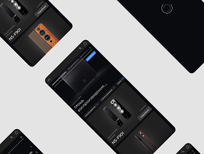 Sound-vision.ru Mobile Version design ecommerce ui ux web