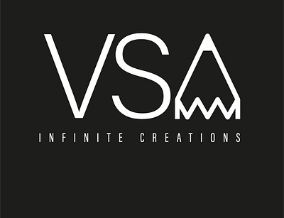 VSA LOGO branding design flat logo minimal vector