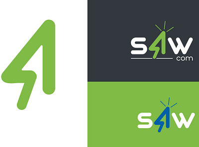 S4W.com Logo. 3d brand identity branding graphic design logo logo maker minimalist logo signature logo typography logo